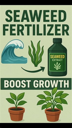 Seaweed Fertilizer क्या होता है? पौधों की ग्रोथ 2X बढ़ाने वाला नेचुरल टॉनिक!