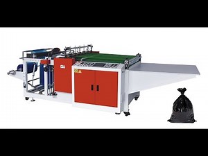 Heavy duty bag making machine with punching and D cutting from TPLAST