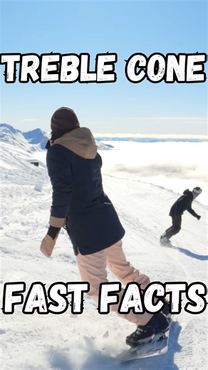 Why This Mountain Hits Different | Treble Cone 🇳🇿 #snow #food #fast #facts