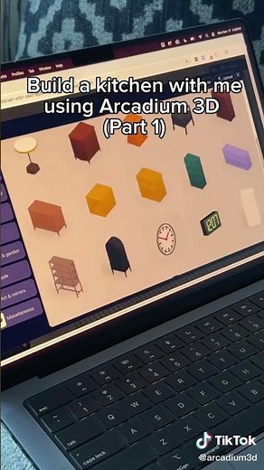 Lets create a 3D kitchen design with Arcadium 3D. It's as easy as playing a video game. #homedesign