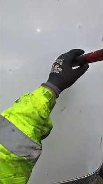 Patching a Hole in the Front of an Enclosed Haulmark Trailer