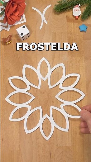 HOW TO MAKE FROSTELDA SNOWFLAKES | HOW TO CUT A SNOWFLAKE OUT OF PAPER INCLART