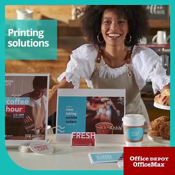 Get your business ready for success with our custom printing solutions. https://bit.ly/42lKrpD | Office Depot