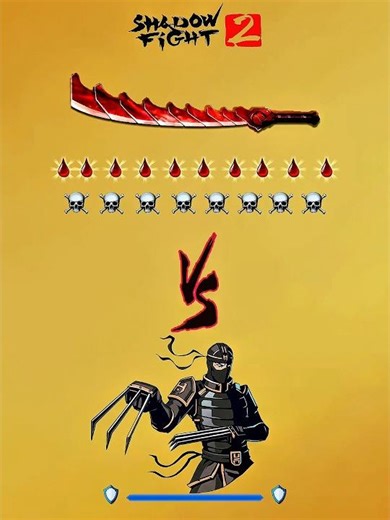 COMPOSITE SWORD WITH UNLIMITED BLOODY & POISON vs LYNX Shadow Fight 2 Remastered #shorts