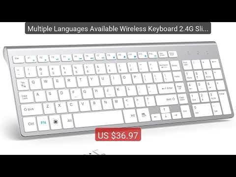Multiple Languages ​​Available Wireless Keyboard 2.4G Slim and Com... — Best Deal 2026 | Shop Now!