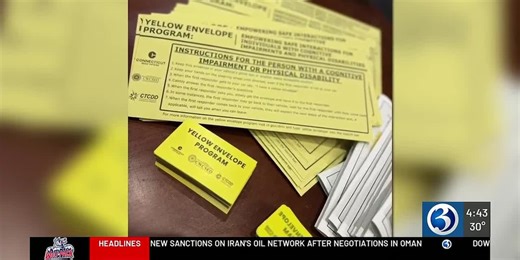 Connecticut launches Yellow Envelope Initiative for people with disabilities