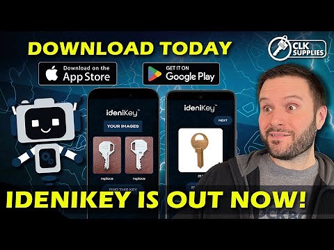 ideniKey -The App that identifies Key Blanks is Here! Download NOW on Apple & Google Play! 📲