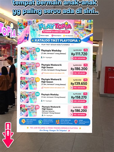 Playtopia Big Mall Samarinda: Tiket Hemat untuk Tempat Bermain Anak