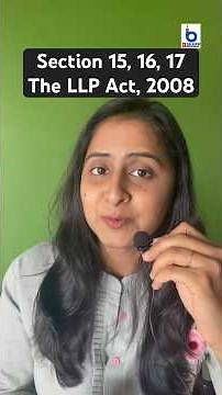 LLP Act Sections 15, 16 & 17 in 2 Minutes | Name of LLP Explained for CA Foundation