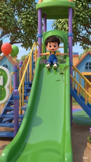 Learn Colors with Me! 🔴🔵🟡🟢 Playground Fun #kids #tutukids #youtubeshorts #kidscartoon