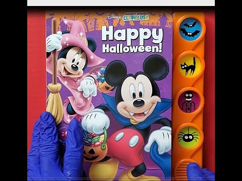 Mickey Mouse CLUBHOUSE Happy Halloween POP UP Sound Book INTERACTIVE