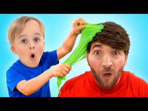 Vlad and Niki - Funny Story about Uncle’s New Hairstyle