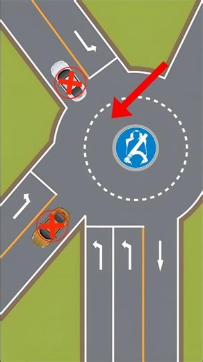 Roundabout Driving Tips | Perfect Left Turning ⬅️