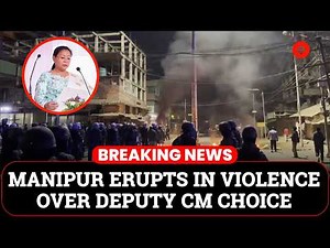 Manipur Violence: Protests Erupt in Churachandpur as Mob Clashes With Security Forces |Nemcha Kipgen