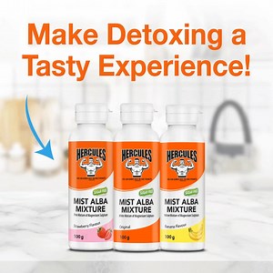 Taking a laxative like Hercules Mist Alba shouldn't be a nightmare! Enjoy its delicious fruiticious flavours and make detoxing a tasty experience. Add a splash of Hercules Mist Alba to your fruit or protein smoothie for that extra burst of flavour while you cleanse. Double the taste, double the benefits! 🥤 #DetoxDelight #HerculesMistAlba #HealthyLiving #FruitFlavors #SmoothieBoost | Hercules SA