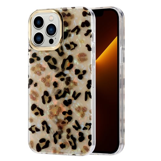 [$2.49] Coque de téléphone de texture de la coque d'électroplation pour iPhone 11 (Leopard Y4)