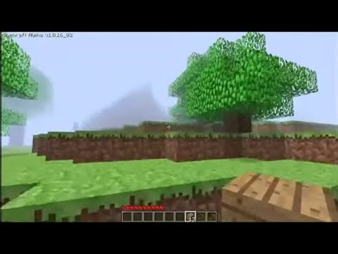 O Minecraft antigo e sua atmosfera bizarra