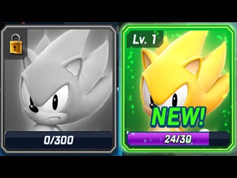 Sonic Forces Speed Battle - CLASSIC SUPER SONIC New Character Unlocked: O-300 All Characters #games
