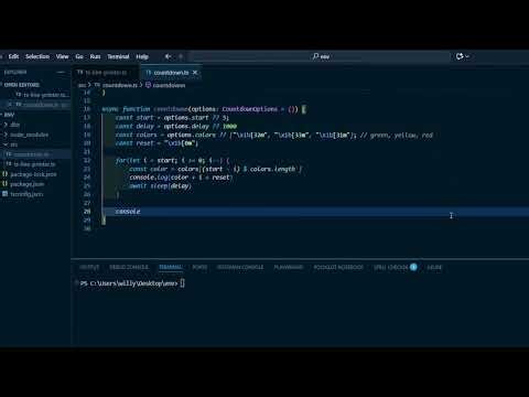 Build a Colorful Countdown Timer in TypeScript (Beginner Mini Project