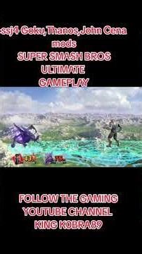 MODDING SUPER SMASH BROS ULTIMATE #supersmashbrosultimate #ssj4goku #thanos #mods #moddinggames