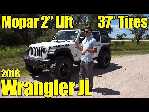 Lifted 2018 Jeep Wrangler Rubicon JL with 2 inch Mopar Lift!! Detailed Walkaround and Review!