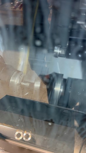 Our Haas ST-20Y Dual Spindle Lathe running some aluminum spacers for our shock sliders. Allows us to bar feed and run parts in one shot all night long. #bungking #haas #haasautomation #haascnc #cnclathe #cncmachining #cncturning #madeintheusa | Bung King | Facebook