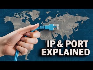 IP Address & Port Explained Simply 🔌 | Networking Basics for Beginners