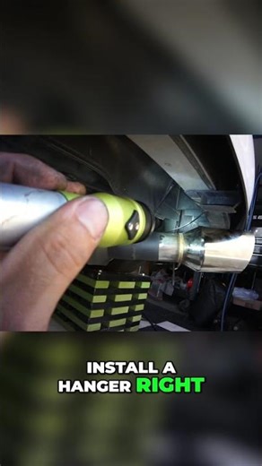 Muffler Install: See How It Fits Under the Vehicle #shorts