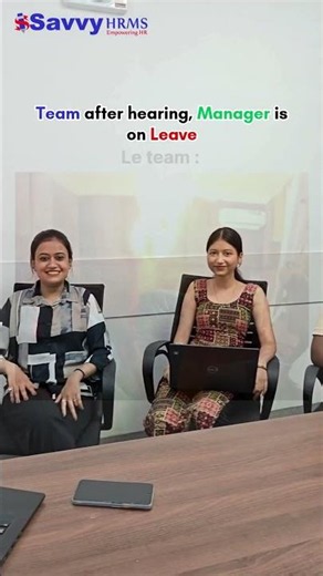 When manager is on leave and the entire team suddenly discovers happiness! #youtubeshorts #shorts