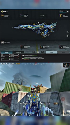 DMZ丨RAM-7 - Nebula's Brush #cod #codm #SnakeCODMYT