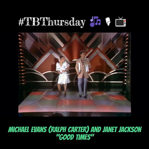 #TBThursday with Michael Evans (Ralph Carter) and Janet Jackson singing, "You Don't Have To Be A Star (To Be In My Show) on an episode of "Good Times" 🎶📺🎙 #RnBMusic #RnBNights | R&B Nights