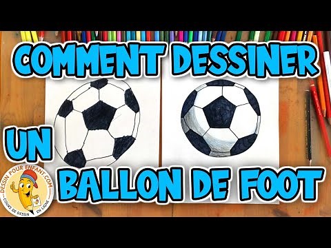 Comment dessiner un BALLON DE FOOT étape par étape | Dessin Pour Enfant
