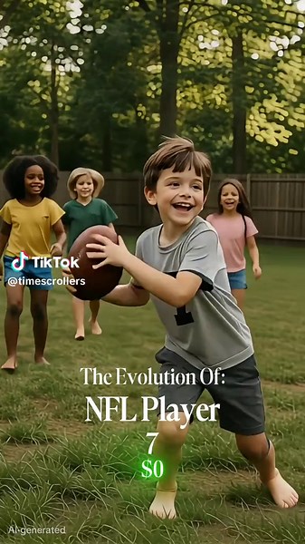 Evolution of NFL Player. 🏈 #evolution #history #ai #nfl #nflfootball | Nfl Players