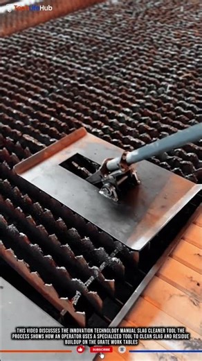 Innovation Technology Manual Slag Cleaner Tool: Maintaining Plasma/Laser Cutting Work Tables #tech