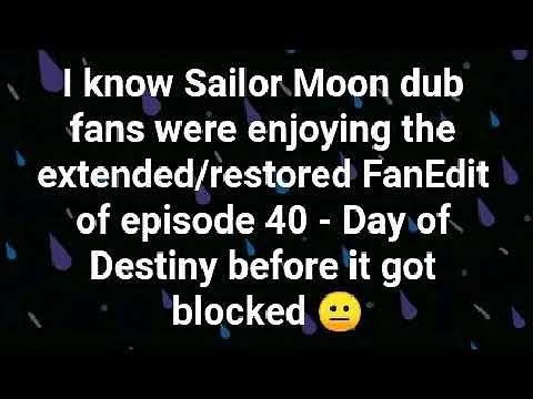 Sailor Moon Episode 40 - Day of Destiny [English DiC dub Extended FanEdit] LINK IN DESCRIPTION !!