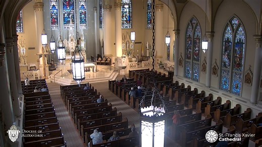 November 27, 2025 Mass - Live from St. Francis Xavier Cathedral in Alexandria, Louisiana - One License A-718432 Please visit the Cathedral’s website at sfxcathedral.org to make an online donation and/or to stay informed on upcoming events by signing up for our Flocknote newsletters. You can also follow us on Facebook, Instagram, Twitter and Youtube. | St. Francis Xavier Cathedral
