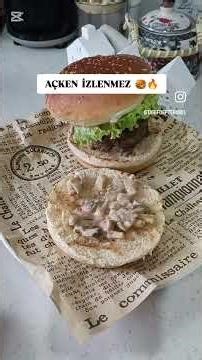 Ham-bur-ger 🍔#hamburger #iftarmenüsü