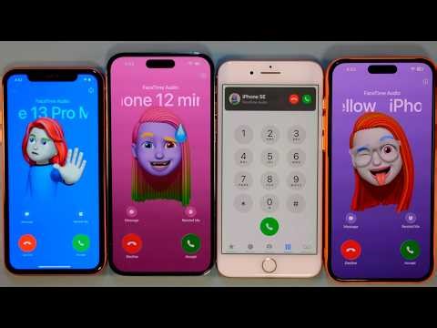 facetime incoming call & outgoing call iphone 17 pro max iphone 8+ iphone 14 pro max iphone xr