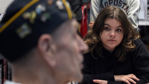 Ossining NY High School students learn from local veterans at Invite a Veteran School Day