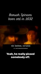 Baruch Spinoza, one of the most beguiling and influential philosophers of all time (per Ken Taylor), was born on this date in 1632. For our episode in 2015 we sent our Roving Philosophical Reporter, Shuka Kalantari, to follow the trail of this renegade errant Jew. @followers | Philosophy Talk