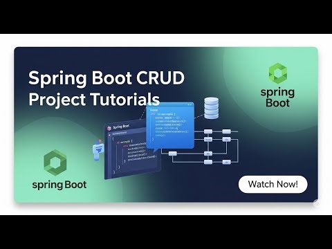 Spring Boot Project | Spring Boot Tutorial | REST API | CRUD Spring Boot for Beginners