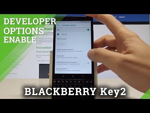 Developer Options BLACKBERRY Key2 - Enable USB Debugging