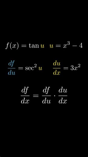 alevelmaths on Instagram: "Differentiation using the chain rule ⛓️‍💥 #alevelmaths #calculus #differentiation"