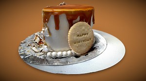 Chris M Birthday Cake - Download Free 3D model by jtressle