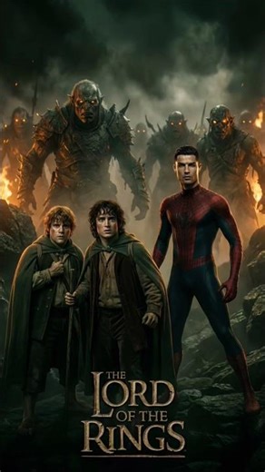 A New Hero Rises in Middle-earth #aishorts #spiderman