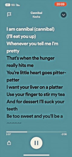 Cannibal Songs Lyrics and Meaning