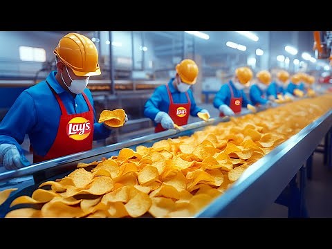 How Are Lays Potato Chips Made | Inside The Factory
