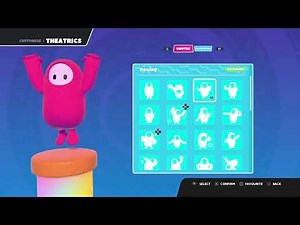 FallGuys All My EMOTES + CELEBRATION TOUR!