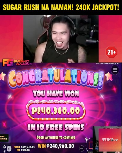 Sugar rush 240k win #onlinecasinogames #chatplays #onlinecasino #Primogaming #casinoonline | ChatPlays