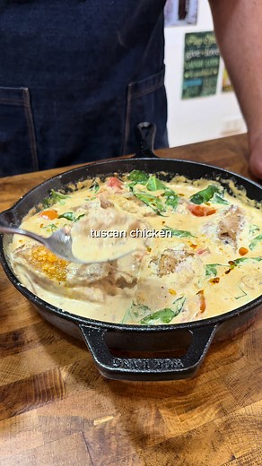 Tuscan Chicken Recipe with Creamy Tomato Sauce